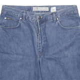 GLOBE TROTTER Mens Shorts Blue Casual Denim XL W34 Lightweight Cotton Blend