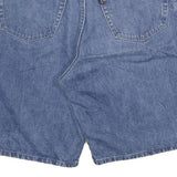 GLOBE TROTTER Mens Shorts Blue Casual Denim XL W34 Lightweight Cotton Blend