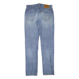 LEVI'S Mens Jeans Blue Slim Straight Denim Medium W31 L33 Casual Classic Zip