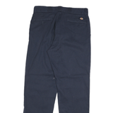 DICKIES Mens Regular Fit Navy Blue Regular Leg Trousers W32 L32 Workwear Casual