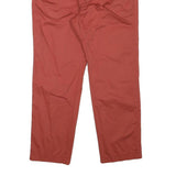 PIERRE CARDIN Mens Cotton Blend Red Regular Straight Trousers W33 L26 Stylish
