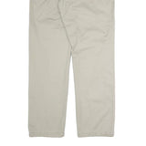 CALVIN KLEIN JEANS Mens Cotton Beige Regular Straight Trousers W36 L32 Casual