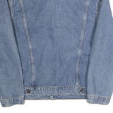 LEVI'S Mens Blue Denim Button Jacket L Cotton Classic Casual