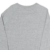 LEVI'S Womens Grey Sweatshirt Crew Neck S Cotton Blend Pullover Logo Print