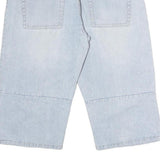 SOUTHERN Mens Cotton Blue Casual Shorts L W32 Relaxed Fit Comfortable Design