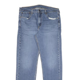 LEVI'S 505 Mens Jeans Blue Regular Straight Denim Medium W34 L31 Classic Fit Zip