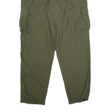 IXOS BEYOND Mens Olive Relaxed Cargo Trousers W36 L30 Zip Polyamide Casual