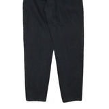 TEDDYS Womens Jeans Black Relaxed Straight Denim W24 L30 Elasticated Waist Zip