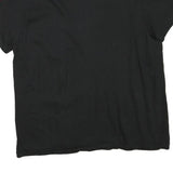 TRUE RELIGION Womens Black Graphic T-Shirt M Short Sleeve Crew Neck Cotton Blend