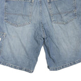 GAP Mens Denim Blue Casual Shorts Size M W34 Cotton Blend Relaxed Fit