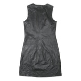 MARC O'POLO Womens Black Sleeveless Mini Dress Polyester Blend Smooth Finish Zip