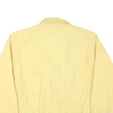 CASUALLAND Mens Yellow Casual Jacket L Polyester Blend Plain Zip Closure