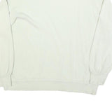 TOMMY HILFIGER Womens White Cotton Blend Crew Neck S Casual Pullover Sweatshirt