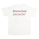 HANES Single Stitch Mens White Eskimo Joe's T-Shirt L Short Sleeve Crew Neck