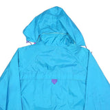 COLUMBIA Womens Blue Nylon Jacket XL Windbreaker Hooded Zip Outdoor Sports