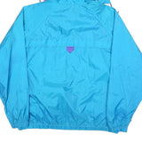 COLUMBIA Womens Blue Nylon Jacket XL Windbreaker Hooded Zip Outdoor Sports