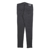 LEVI'S 711 Womens Jeans Black Slim Skinny Denim Medium W27 L28 Zip Closure