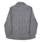 KINGFIELD Womens Grey L Polyester Quilted Jacket Zip Fastening Lightweight