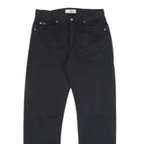 LEE COOPER Mens Regular Fit Black Denim Jeans Cotton W32 L34 Classic Zip Closure