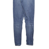 LEVI'S 711 Womens Slim Blue Denim Jeans Cotton Blend W24 L30 Stylish Zip