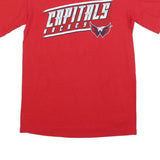 NHL Mens Red Capitals Hockey Graphic T-Shirt M Short Sleeve Crew Neck Casual