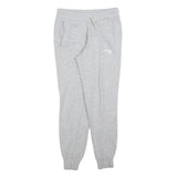NEW BALANCE Womens Joggers Grey M W28 L28 Cotton Blend Drawstring Casual