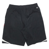 NIKE Mens Black & Red Sports Shorts M W32 Polyester Lightweight Casual