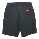 DICKIES Mens Shorts Black Casual M W32 Workwear Cotton Blend Durable