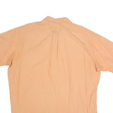 RALPH LAUREN Mens Peach Shirt XL Cotton Blend Short Sleeve Casual