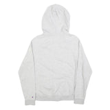 CHAMPION Mens Grey Zip Up Hoodie M Cotton Blend Casual Sweatshirt