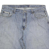 U.S. POLO ASSN Mens Denim Blue Casual Shorts XL W38 Cotton Blend Relaxed Fit