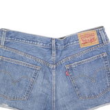 LEVI'S Womens Shorts Blue Denim Cut-Off Distressed M W30 Casual Cotton