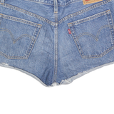 LEVI'S Womens Shorts Blue Denim Cut-Off Distressed M W30 Casual Cotton