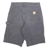CARHARTT Mens Shorts Grey Casual Relaxed Fit M W30 Workwear Pockets