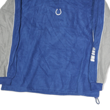 NFL Mens Blue & Grey Zip Jacket L Polyester NFL Logo Casual Sportswear