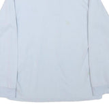 FRED PERRY Boys White Long Sleeve Plain Polo Shirt 14Y Cotton Blend Classic