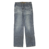 GIA JEANS CO Womens Regular Fit Denim Jeans Blue W32 L32 Casual Streetwear