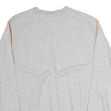 NIKE Mens Grey Sweatshirt Just Do It Crew Neck M Lightweight Cotton Pullover