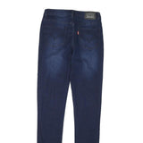 LEVI'S Womens Slim Blue Denim Slim Skinny Jeans W25 L30 Stretch Cotton Blend