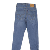 LEVI'S Womens Slim Blue Denim Jeans W27 L29 Cotton Blend Zip Skinny Fit Classic