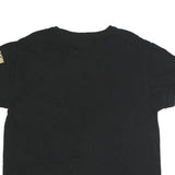 TRUE RELIGION Mens Black Gold Logo T-Shirt L Short Sleeve Crew Neck Cotton