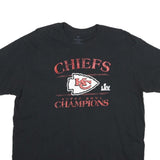 FANATICS Mens Black Chiefs Super Bowl Champions Graphic T-Shirt XL Short Sleeve