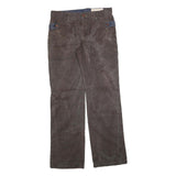 CHEYENNE Mens Jeans Brown Relaxed Straight Cotton Blend W34 L34 Casual Durable