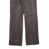 CHEYENNE Mens Jeans Brown Relaxed Straight Cotton Blend W34 L34 Casual Durable