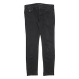 WHISTLES Womens Jeans Black Slim Skinny Denim W30 L30 Zip Cotton Blend