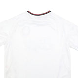 LFC Mens White Football T-Shirt XL Short Sleeve Crew Neck Carlsberg Logo