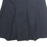 TOMMY HILFIGER Womens Black Pleated Mini Cotton Skirt XS Signature Style
