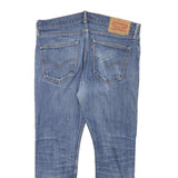 LEVI'S Mens Slim Blue Denim Medium Jeans W30 L23 Classic Zip Casual Stylish