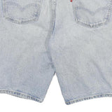 LEVI'S Mens Denim Light Blue 511 Regular Fit Shorts L W30 Cotton Blend Casual