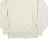 CHAMPION REVERSE WEAVE Mens Cream Crew Neck L Sweatshirt Cotton Blend Pullover